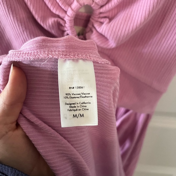 L SPACE Camille Dress Midi pinkish purple - medium - Picture 8 of 8